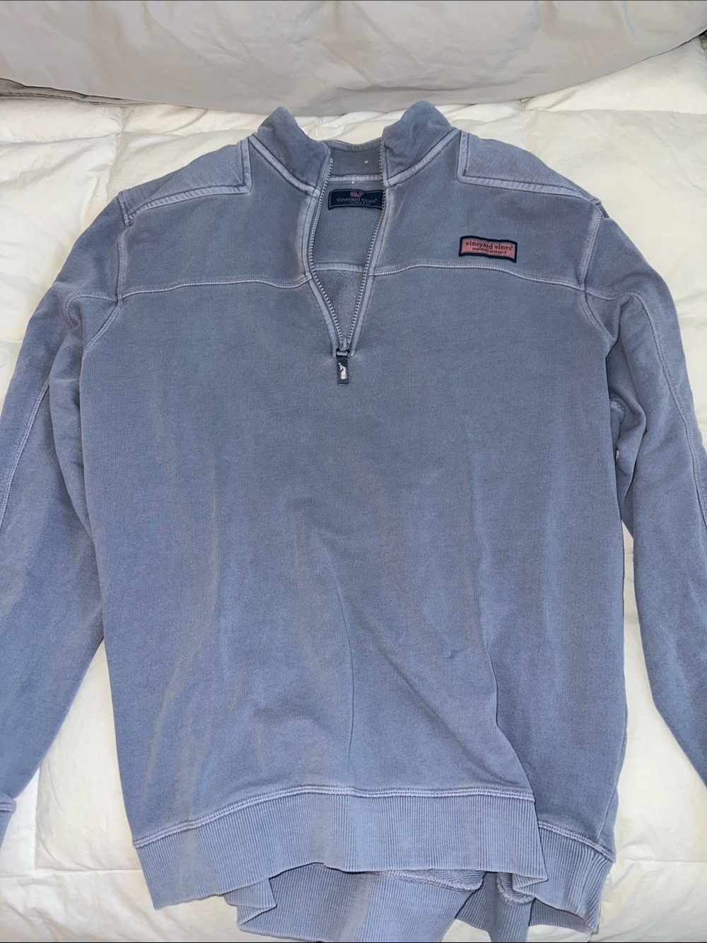Vineyard Vines Men’s Light Blue 1/4-Zip Pullover